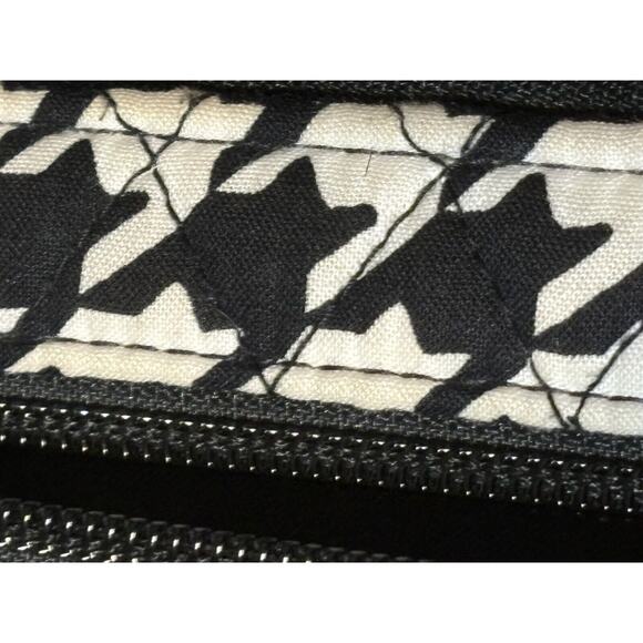 VERA BRADLEY MIDNIGHT HOUNDSTOOTH Turn Latch Wallet - Picture 10 of 12